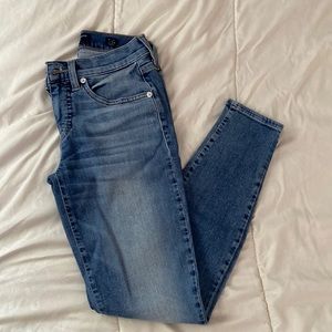 Womens Lucky Brand ankle skinny jeans size 0/25